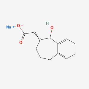 Chemical structure of NCS-382 (sodium salt)