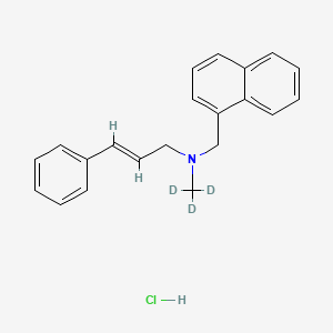 Chemical structure of Naftifine-d3 (hydrochloride)