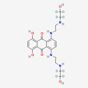 Chemical structure of Mitoxantrone-d8