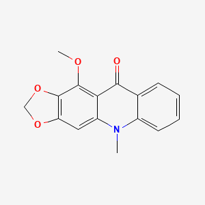 Chemical structure of Evoxanthine