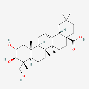 Chemical structure of Arjunolic Acid