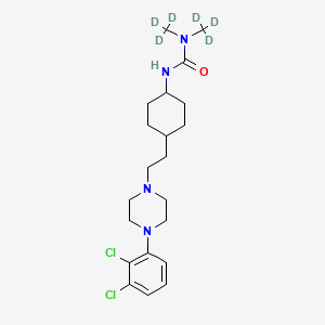 Chemical structure of Cariprazine-d6