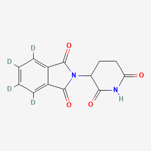Chemical structure of Thalidomide-d4