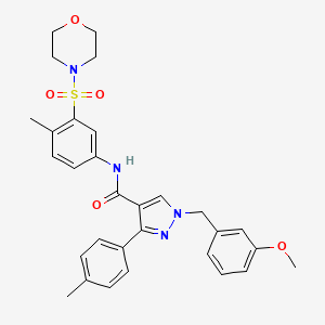 Chemical structure of DY 268