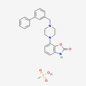 Chemical structure of Bifeprunox Mesylate