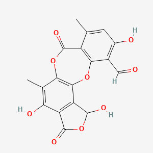 Chemical structure of Norstictic Acid