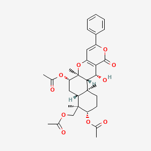 Chemical structure of Phenylpyropene A