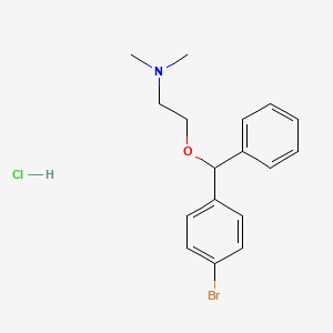Chemical structure of bromazine HCl
