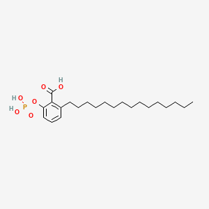 Chemical structure of Phospho-Ginkgolic Acid