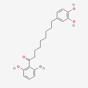 Chemical structure of Malabaricone C