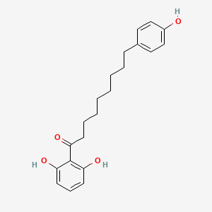 Chemical structure of Malabaricone B