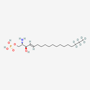 Chemical structure of Sphingosine-1-phosphate-d7