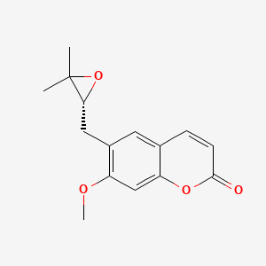 Chemical structure of (+)-Epoxysuberosin