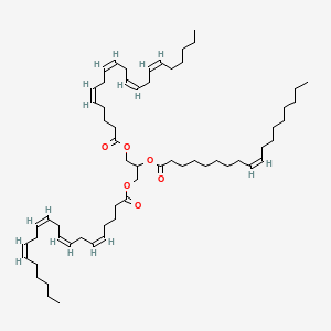 Chemical structure of 1,3-Diarachidonoyl-2-Oleoyl-rac-glycerol