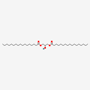 Chemical structure of 1,3-Diheptadecanoyl-rac-glycerol