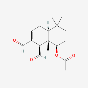 Chemical structure of 1β-Acetoxypolygodial