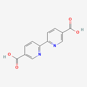 Chemical structure of 2,2'-Bipyridine-5,5'-dicarboxylic Acid