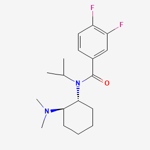 Chemical structure of 3,4-difluoro Isopropyl U-47700
