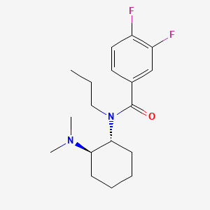 Chemical structure of 3,4-difluoro Propyl U-47700