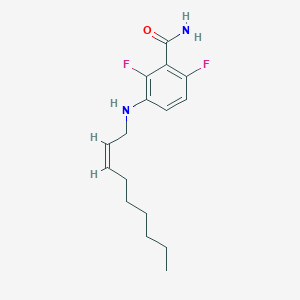 Chemical structure of 3,4-difluoro U-47700