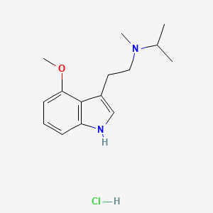 Chemical structure of 4-Methoxy MiPT Hydrochloride