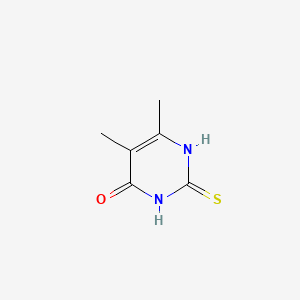 Chemical structure of 5,6-dimethyl-2-Thiouracil