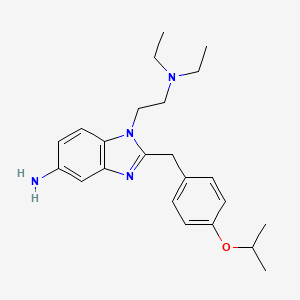 Chemical structure of 5-Aminoisotonitazene