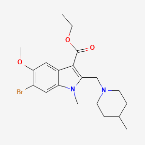 Chemical structure of 5-bromo AMB-PICA