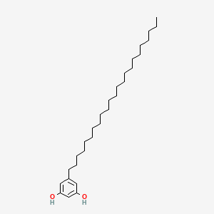 Chemical structure of 5-Tricosylresorcinol