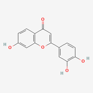 Chemical structure of 7,3',4'-Trihydroxyflavone