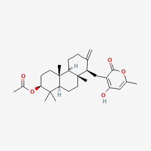 Chemical structure of Aszonapyrone A