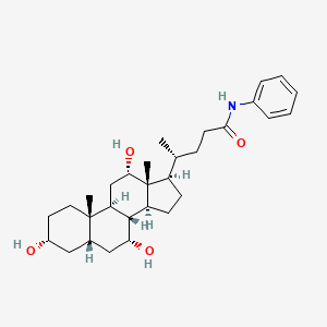 Chemical structure of Cholic Acid anilide