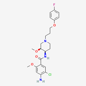 Chemical structure of Cisapride-d6