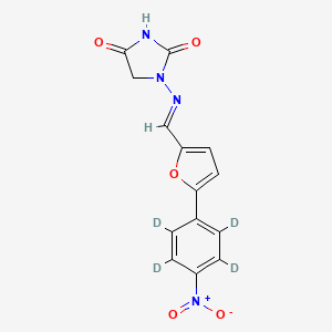 Chemical structure of Dantrolene-d4