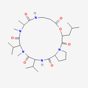 Chemical structure of Destruxin B2