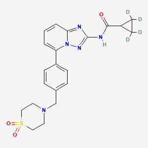 Chemical structure of Filgotinib-d4