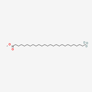 Chemical structure of Hexacosanoic Acid methyl ester-d3
