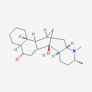 Chemical structure of Himbadine