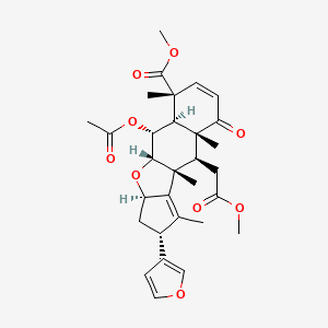 Chemical structure of Nimbin