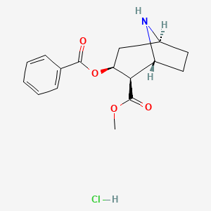 Chemical structure of Norcocaine hydrochloride
