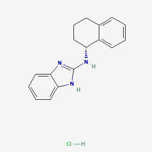 Chemical structure of NS 8593 (hydrochloride)