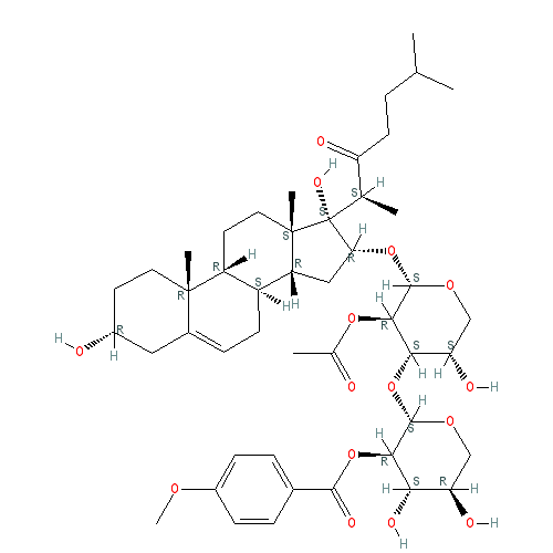 Chemical structure of OSW-1