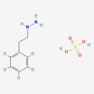 Chemical structure of Phenelzine-d5 (sulfate)
