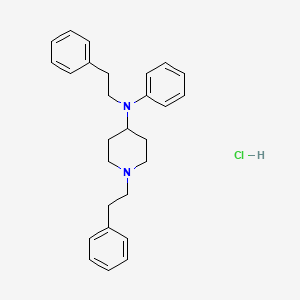 Chemical structure of Phenethyl-4-ANPP Hydrochloride