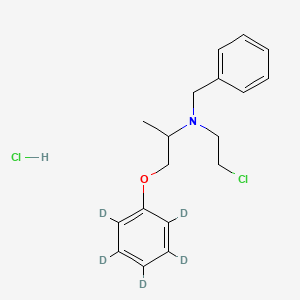 Chemical structure of Phenoxybenzamine-d5 Hydrochloride
