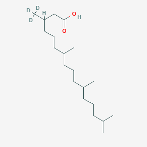 Chemical structure of Phytanic Acid-d3