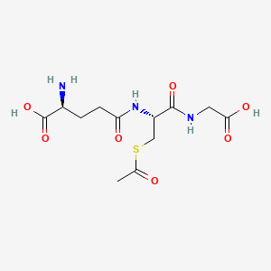 Chemical structure of S-Acetyl-L-glutathione