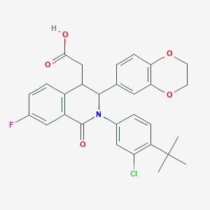 Chemical structure of STING18