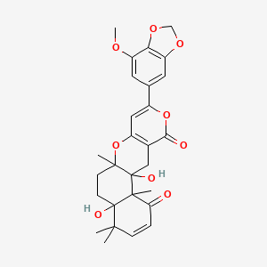 Chemical structure of Territrem A