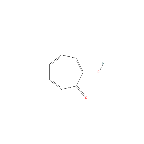 Chemical structure of Tropolone